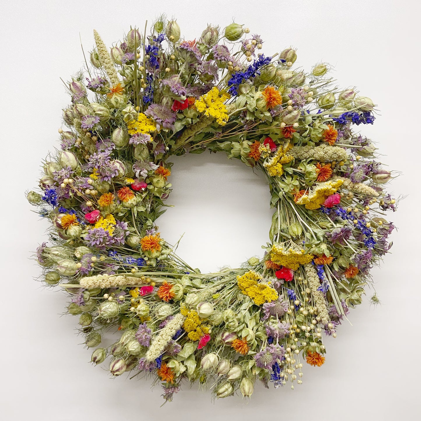 Dried Artistry Field Wreath