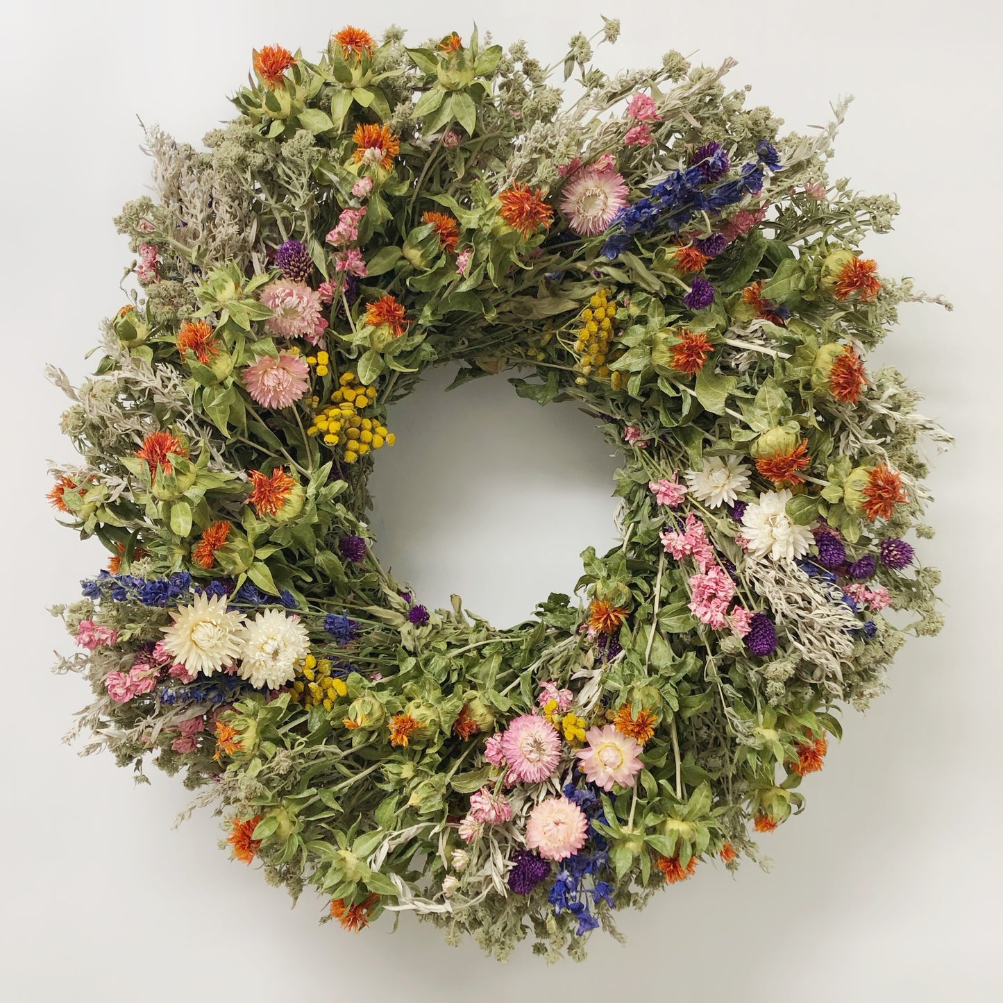 Dried Thriving Spring Wreath