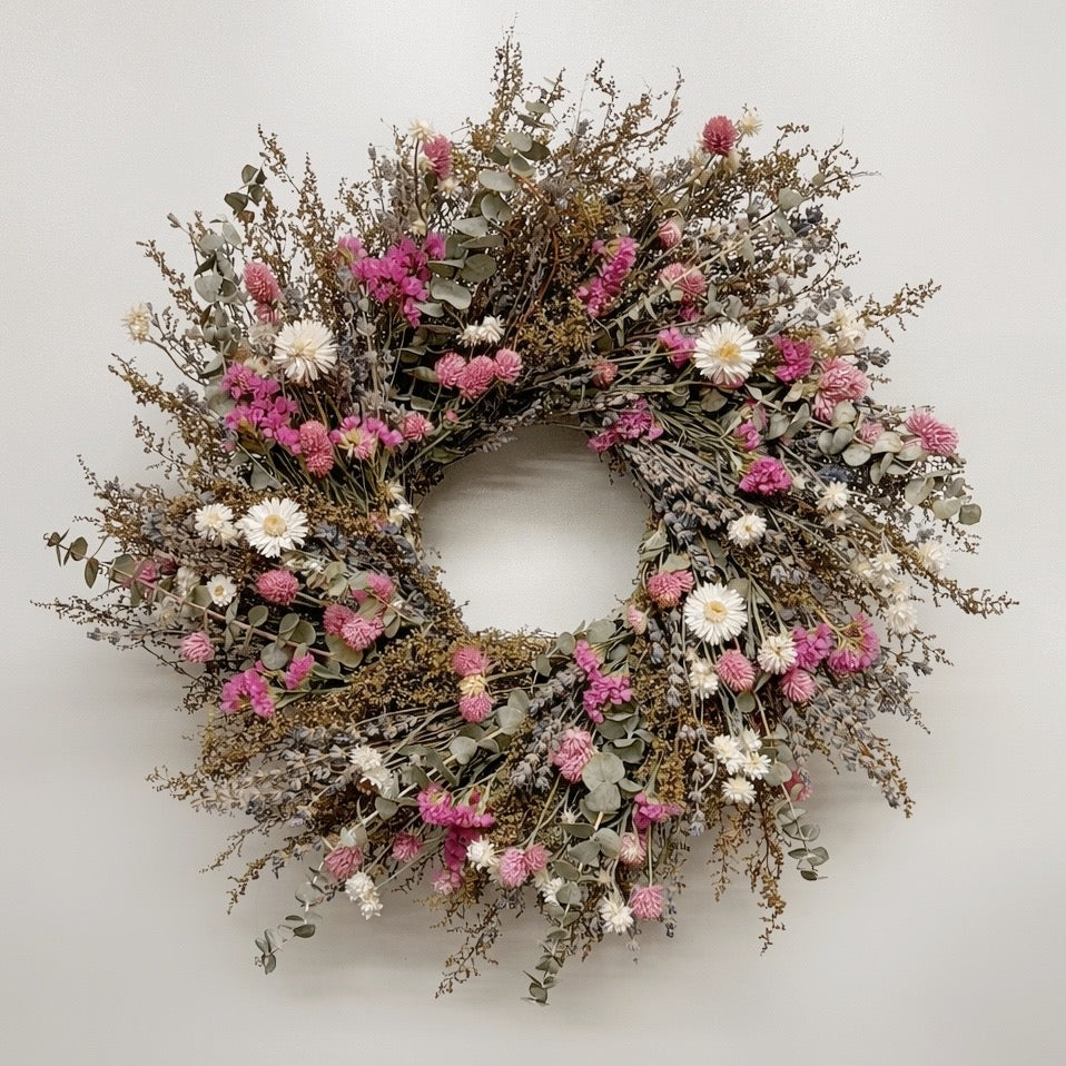 Dried Blossom Song Wreath