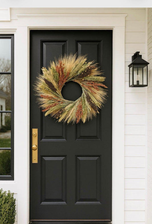 Dried Feathered Friends Wreath