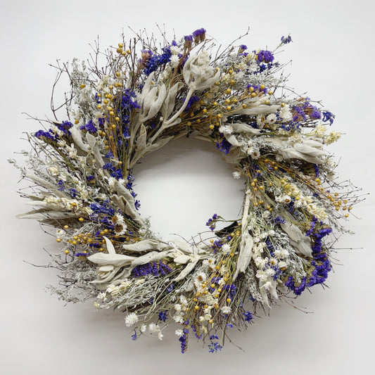 Dried Aether Blue Wreath