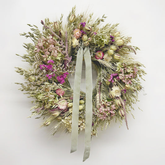 Dried Sage Valley Wreath