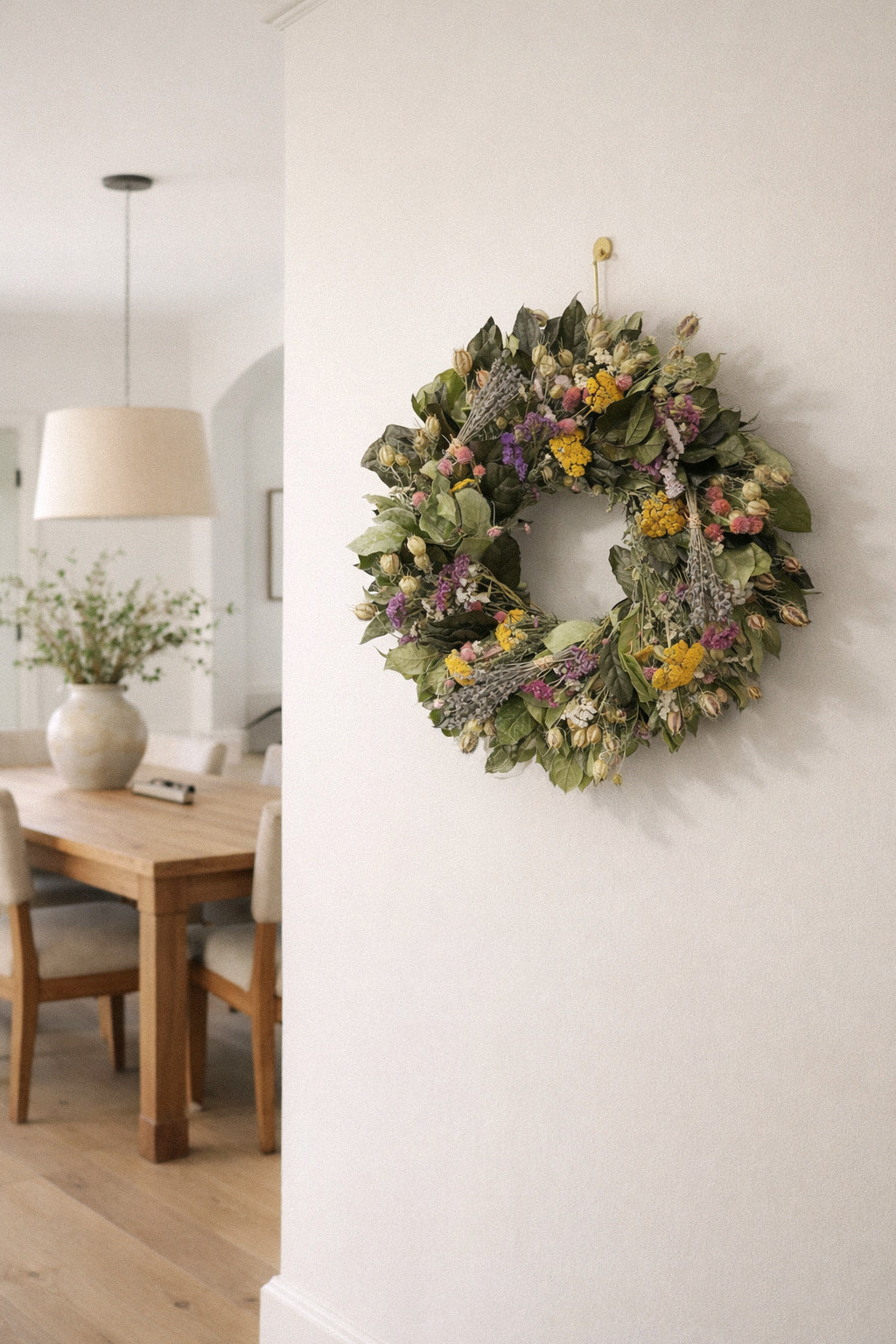 Dried and Preserved Lavender Haven Wreath