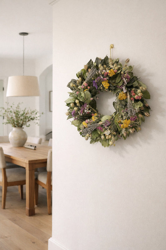 Dried and Preserved Lavender Haven Wreath