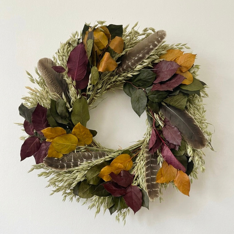 Dried and Preserved Garnet Valley Wreath - Superfine Museum Fundraiser