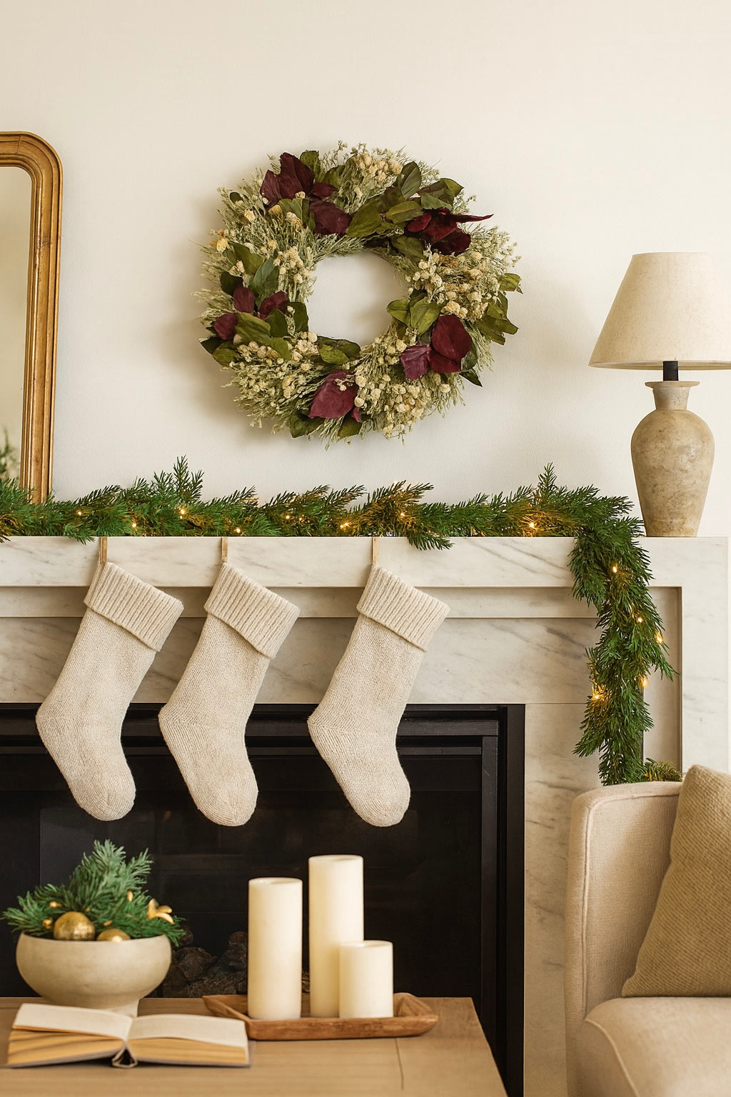 Dried and Preserved Ciderberry Lane Wreath