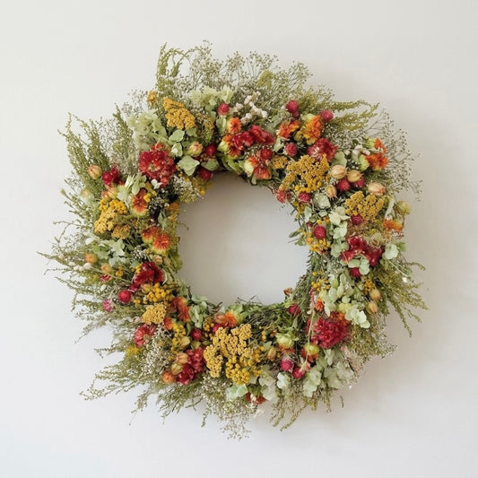 Dried Wildflower Fleur Wreath