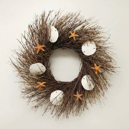 Dried Marisol Shells Wreath