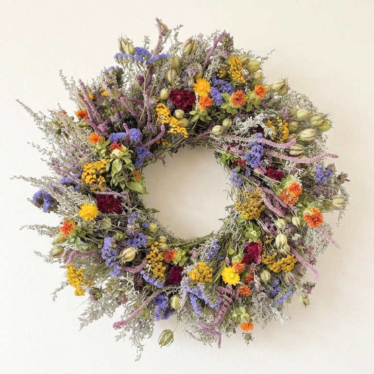 Dried Meadow Parade Wreath