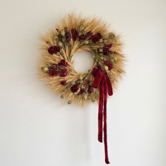 Dried Marcelline Wreath