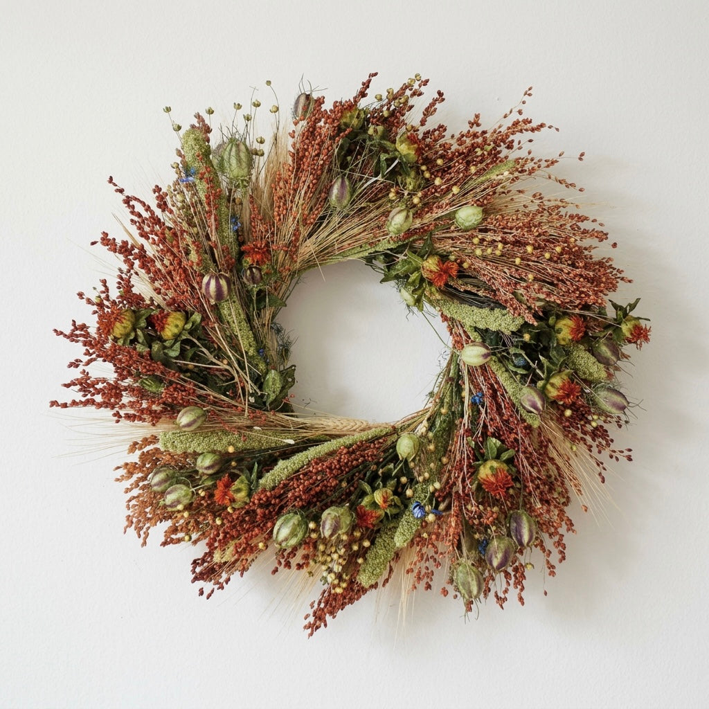 Dried Rouxelle Wreath