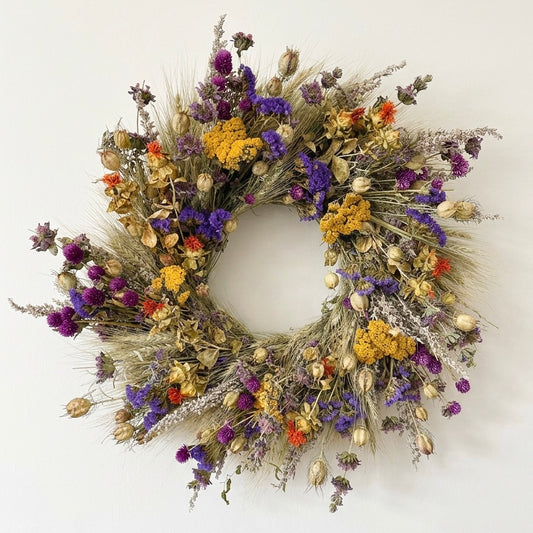 Dried Botanist’s Fields Wreath