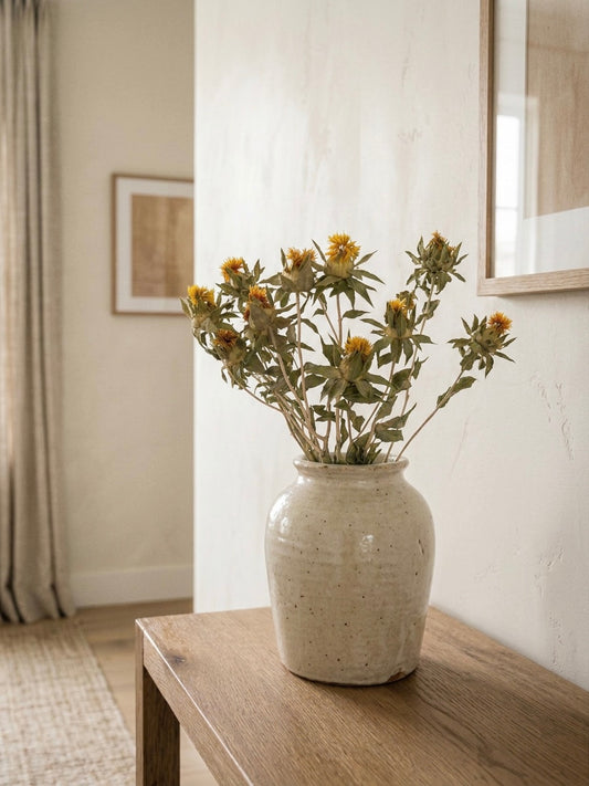 Dried Yellow Safflower Bouquet