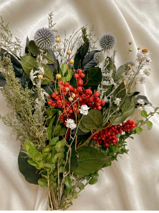 Dried and Preserved Winter Thornbloom Bouquet