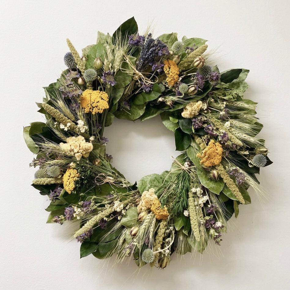 Dried and Preserved Herbarium Wreath