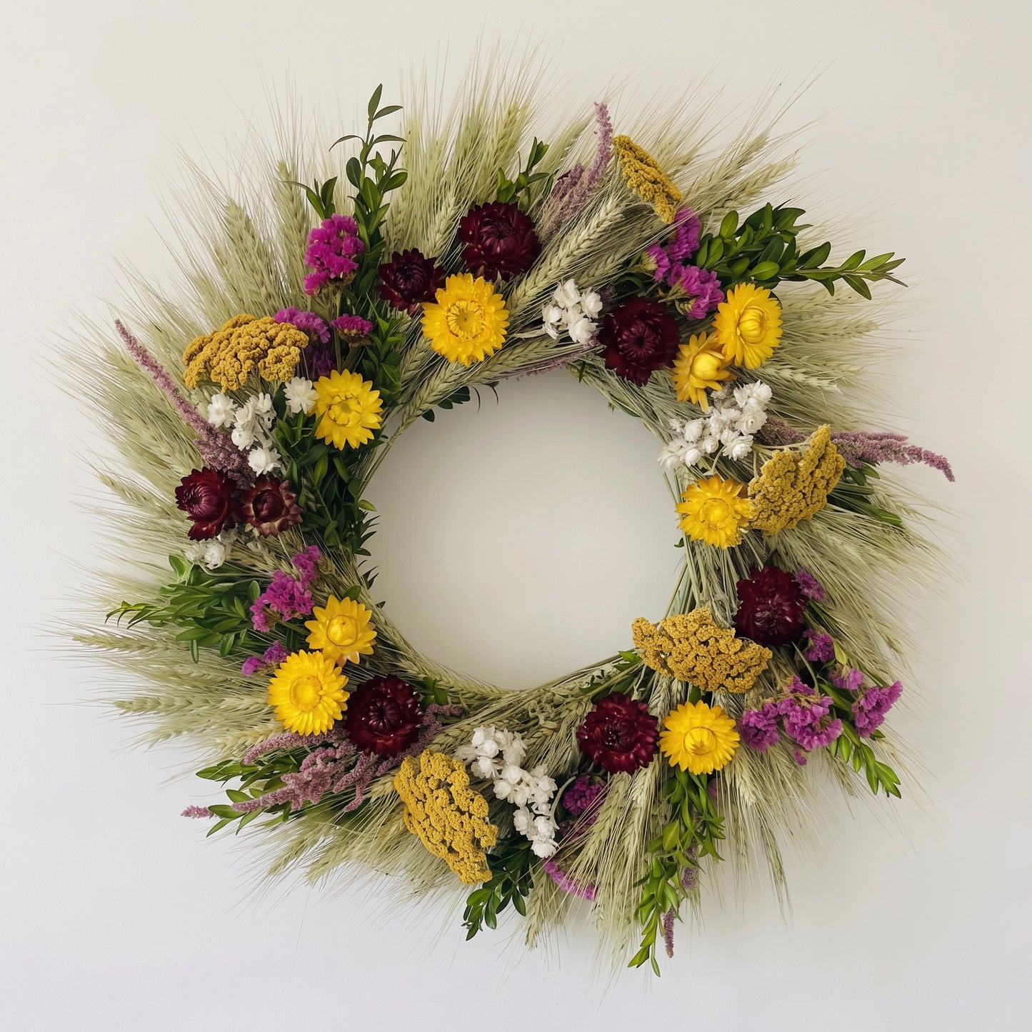 Dried Summer Solace Wreath