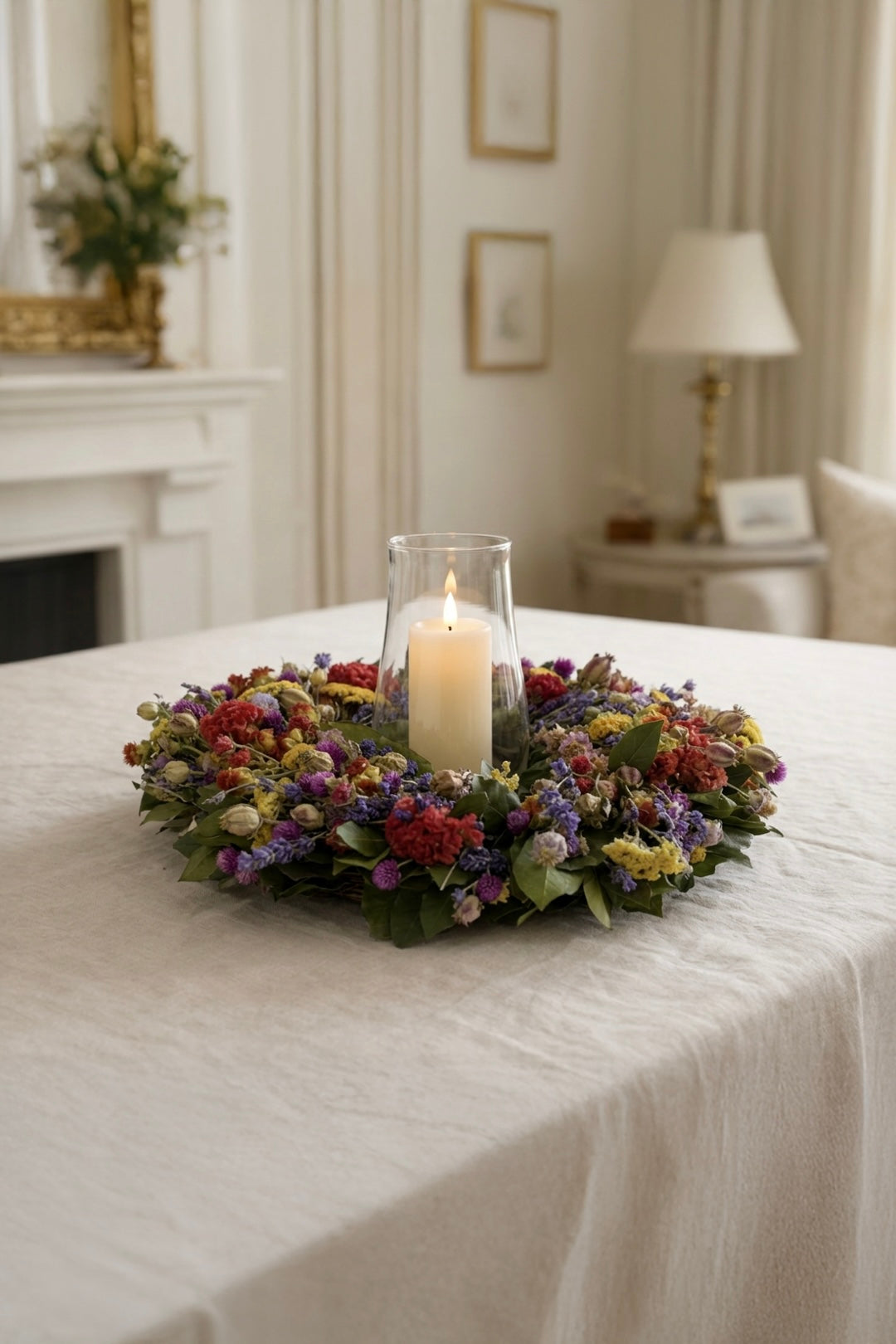 Dried and Preserved Painter’s Garden Wreath