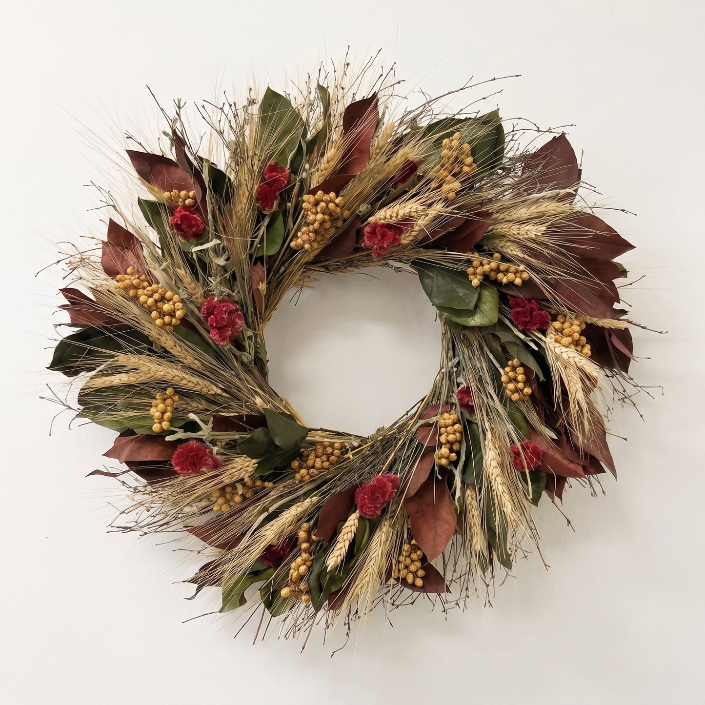 Dried and Preserved Harvest Nocturne Wreath