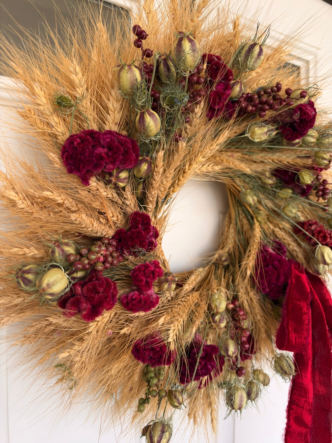 Dried Marcelline Wreath