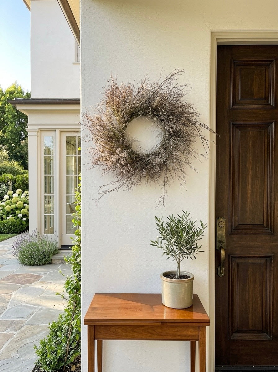 Dried Twigs and Caspia Wreath