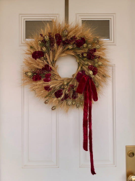 Dried Marcelline Wreath