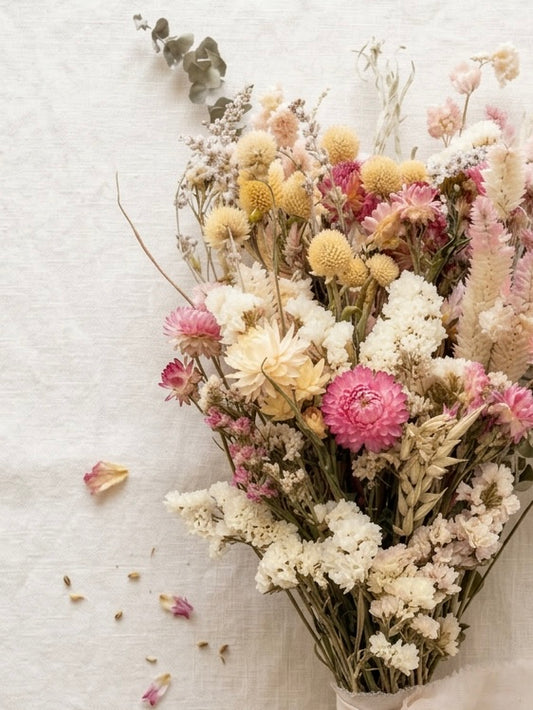 Dried Dreamy Pink Bouquet