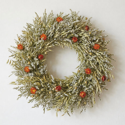 Dried Belle Sunset Wreath