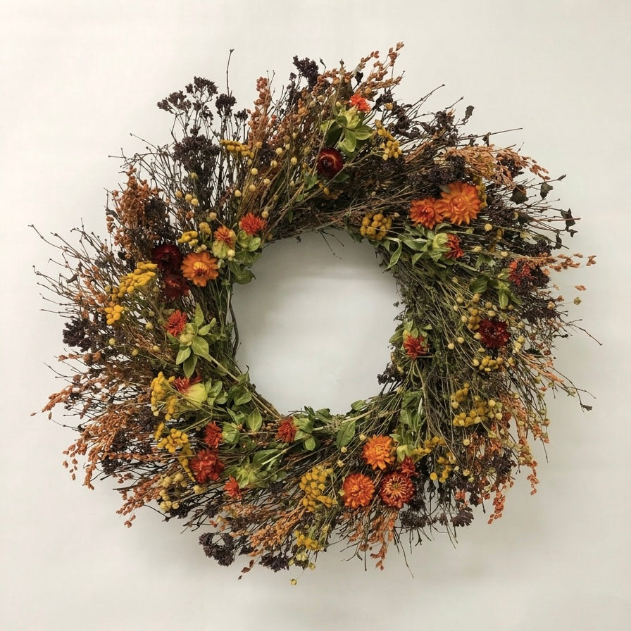 Dried Hawthorne Wreath