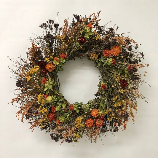 Dried Hawthorne Wreath