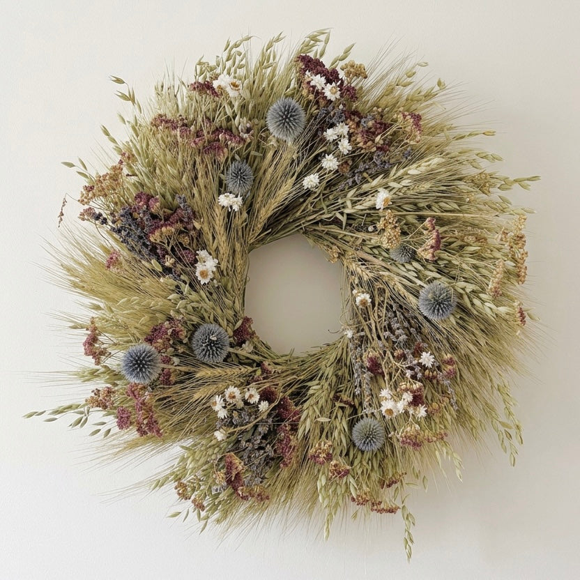 Dried Eirene Field Wreath