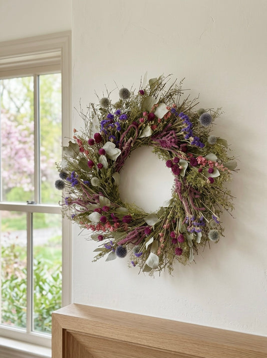 Dried Eucalyptus Jewel Wreath