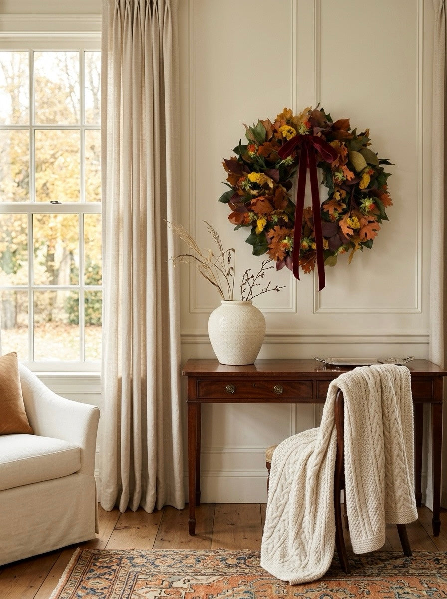 Dried and Preserved Halcyon Harvest Wreath