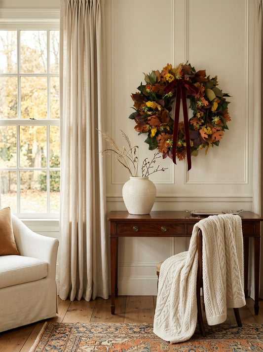 Dried and Preserved Halcyon Harvest Wreath