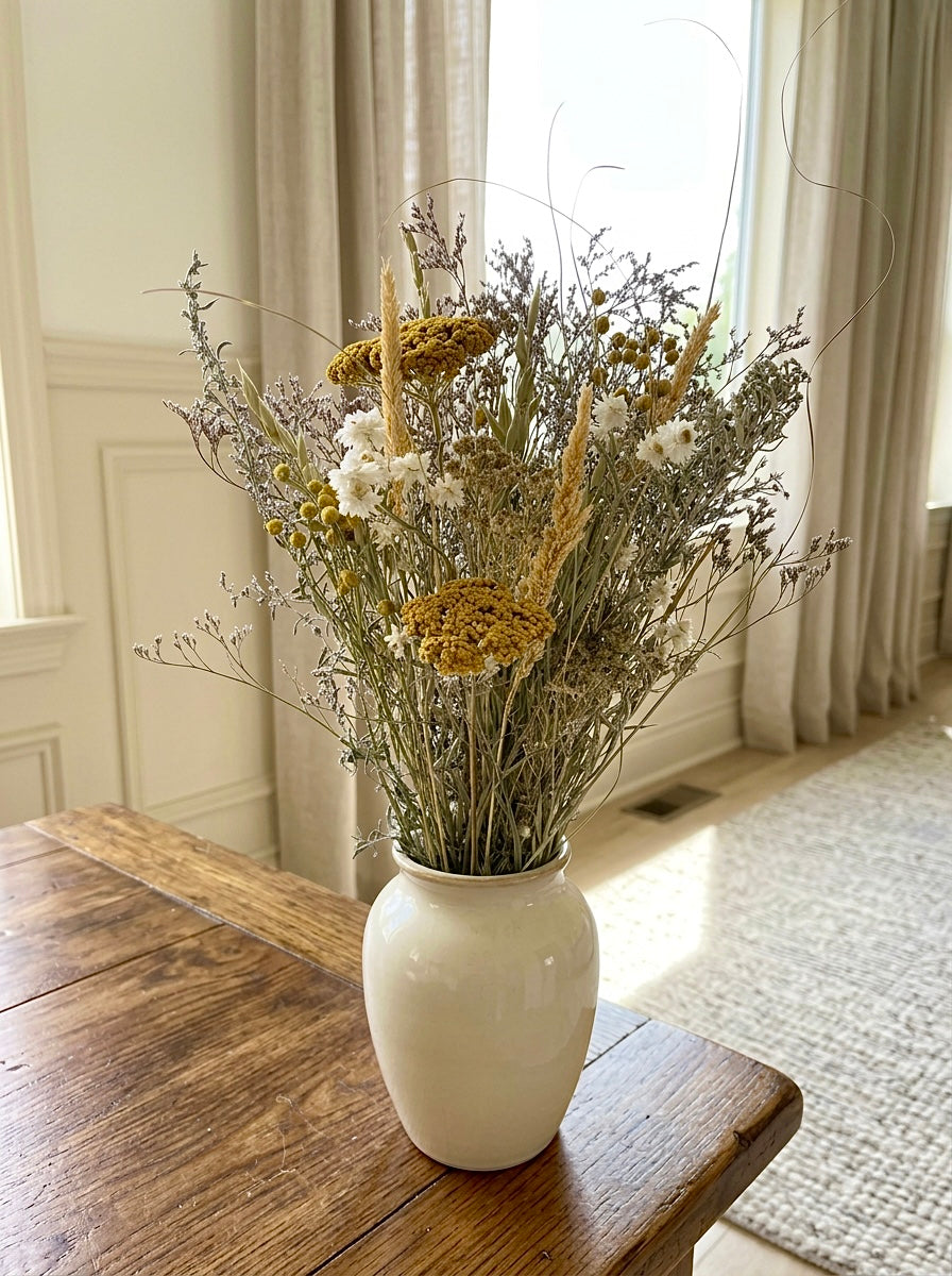 Dried Lacey Yarrow Bouquet