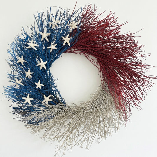 Dried 13 Colonies Wreath