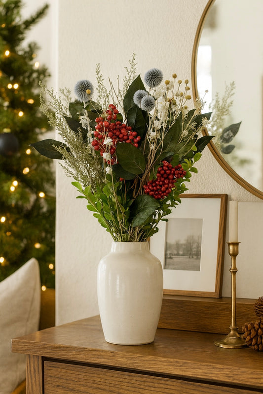 Dried and Preserved Winter Thornbloom Bouquet