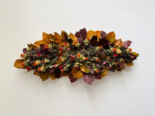 Dried and Preserved Safflower Vale Centerpiece