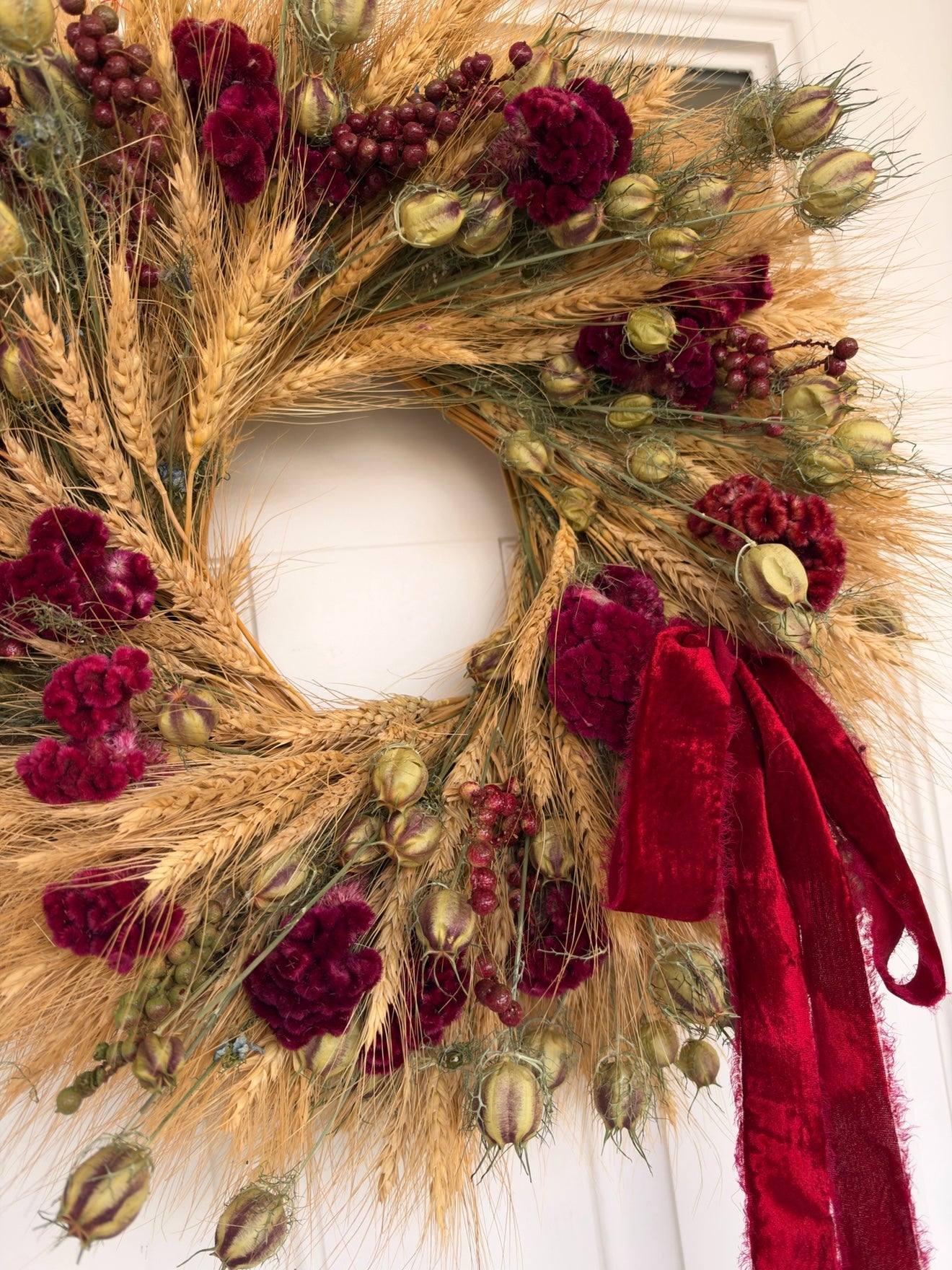 Dried Marcelline Wreath