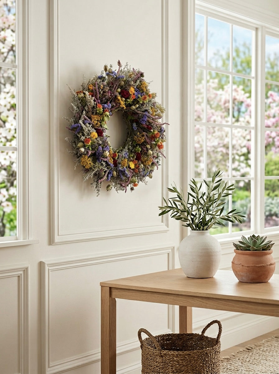 Dried Meadow Parade Wreath