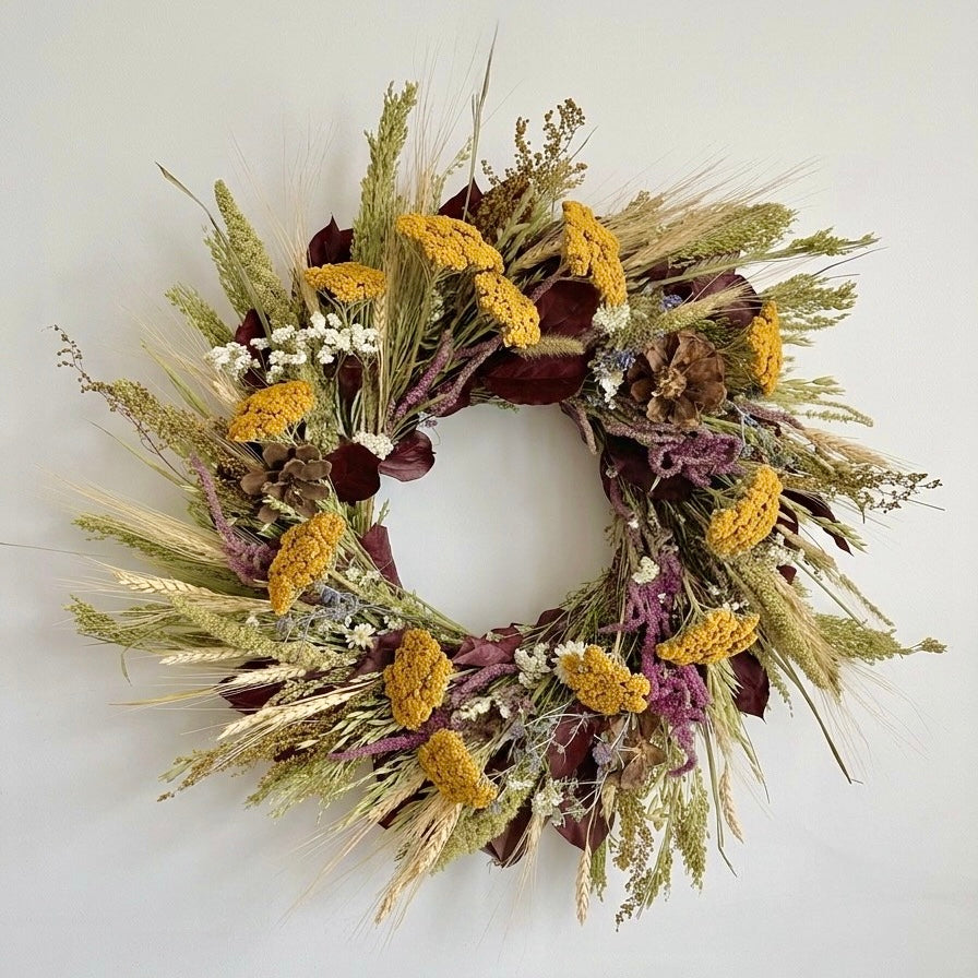 Dried and Preserved Shepherd’s Harvest Wreath