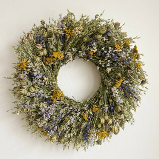 Dried Prairie Lullaby Wreath