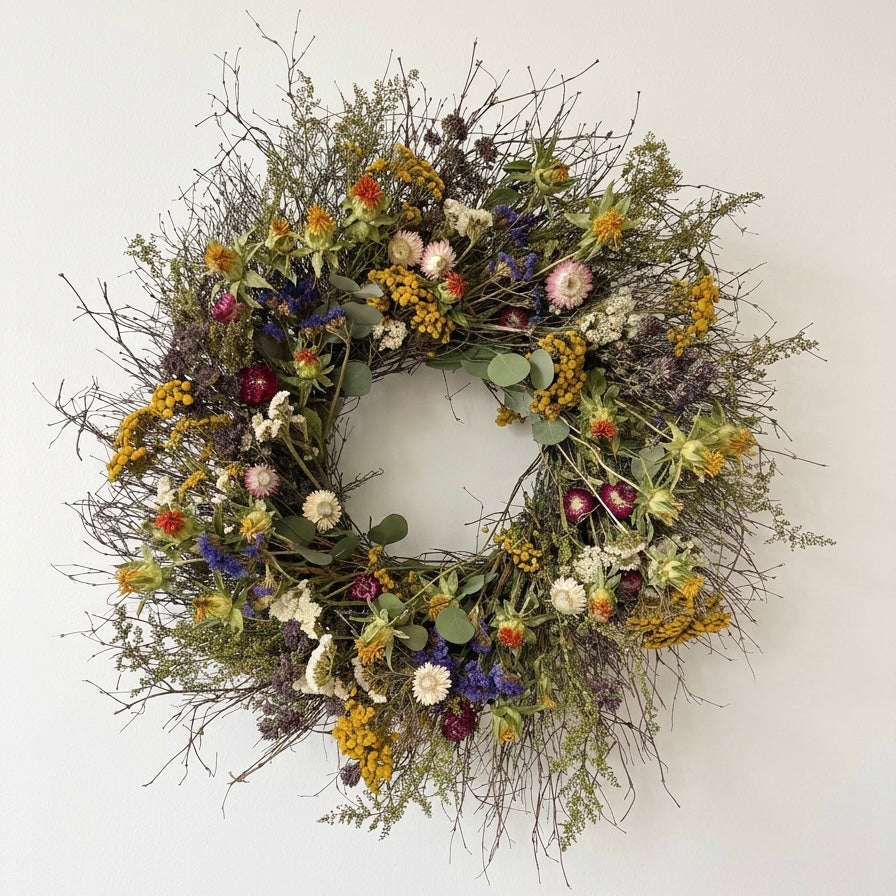 Dried Arboretum Floral Wreath