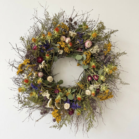 Dried Arboretum Floral Wreath