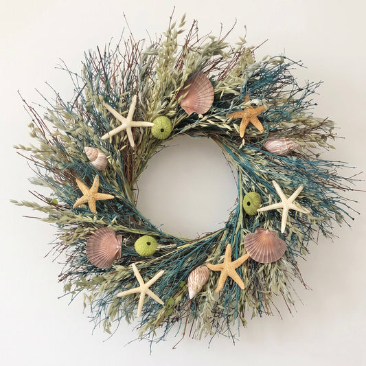 Dried Walk on the Beach Wreath