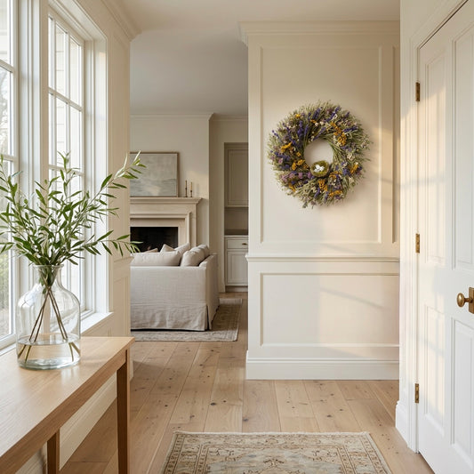 Dried Nestled Meadow Wreath