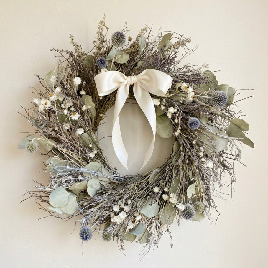 Dried Ashby Lavender Wreath