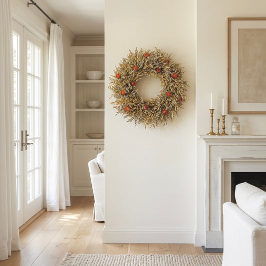 Dried Belle Sunset Wreath