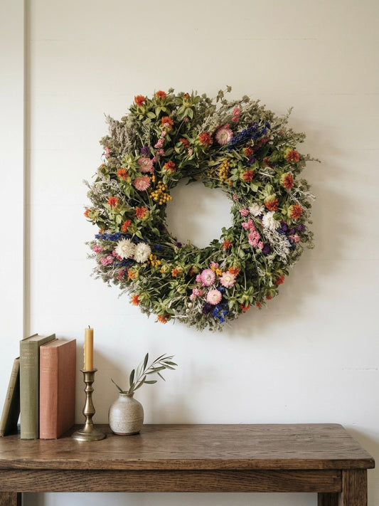 Dried Thriving Spring Wreath