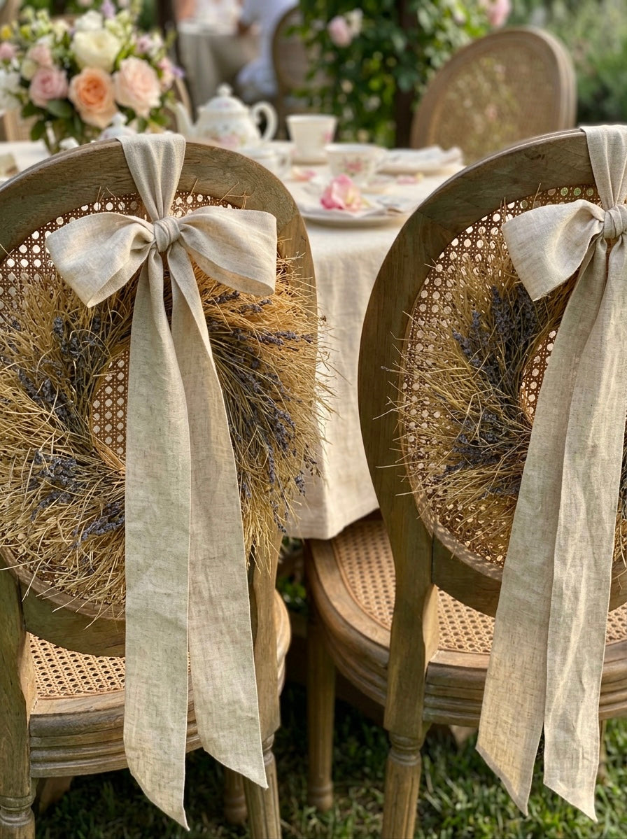Dried Grasslands Lavender Wreath
