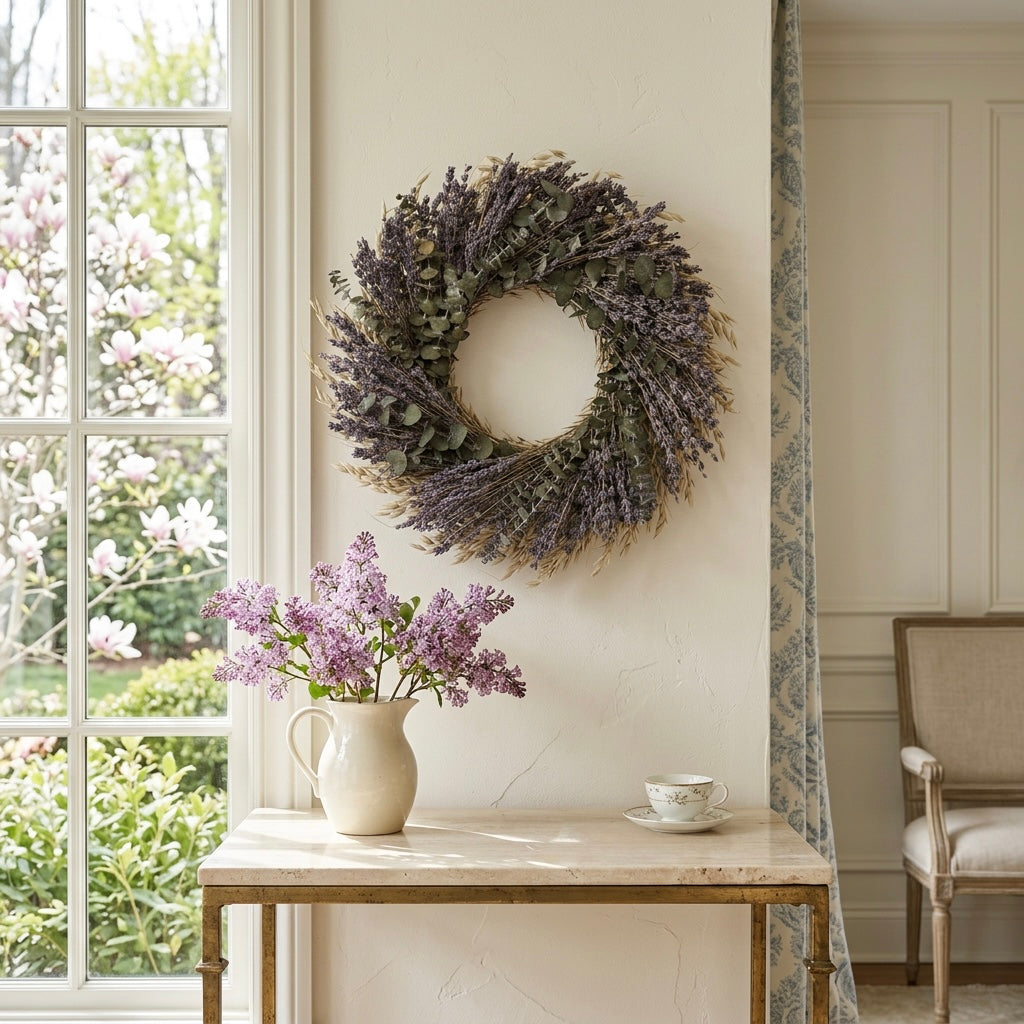 Dried Provencal Grace Wreath